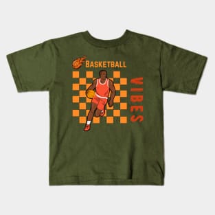 Basketball Vibes - Retro Style Kids T-Shirt